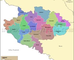 siwan-tehsil-map